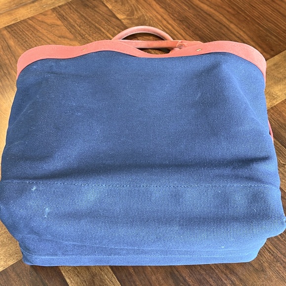 BEAUTIFUL KATE SPADE CANVAS TOTE - RED WHITE & BLUE - VERY PATRIOTIC! - Picture 4 of 12